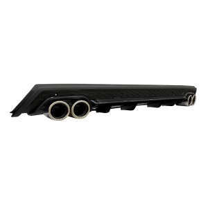Prelungire bara spate universal , ELITE B Design, negru mat / lucios, ornamente toba rotunde - Img 4