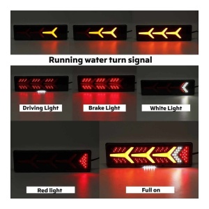 Set 2 lampi led cu neon si semnalizare dinamica 24v ATA01374 - Img 3