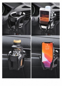 Suport auto Multifuntional pentru telefon si bauturi ATA-A170 - Img 3