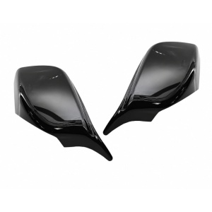 Capace oglinda compatibile cu BMW seria 5 E60 2004-2007, Negru lucios M-Design