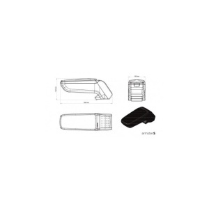Cotiera Armster S piele ecologica cu suport DACIA DOKKER 2018+ - Img 2