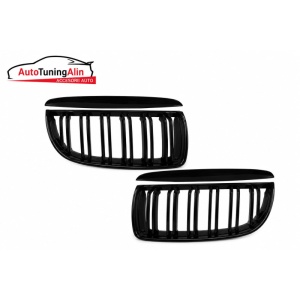 Grile Centrale Duble compatibil cu BMW Seria 3 E90 E91 Pre-LCI 2004-2008