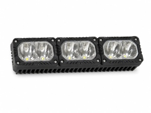 Proiector LED auto OFF-ROAD cu 3 module si 6 lentile, 27 × 5,5 × 5 cm