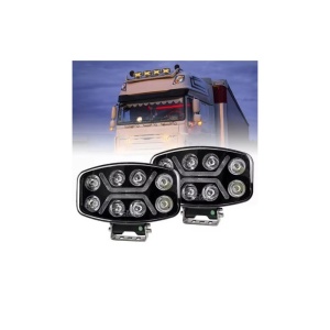 Proiector Led universal 12v-24v 90w lumina Alba galbena camion