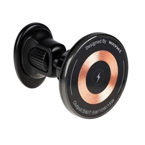 Suport magnetic pentru telefon, prindere in grila aer, cu incarcator inductiv de 15W + cablu USB USB-C 100 cm ATA3165