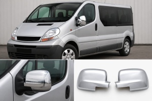 Capace oglinda cromate compatibil Renault Trafic 2001-2014 ,Opel Vivaro ,Nissan Primastar