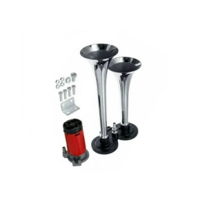 Claxon Auto, Goarne auto cu 2 pipe, 12V cu Compresor Electric, 150dB ATA3231 - Img 6