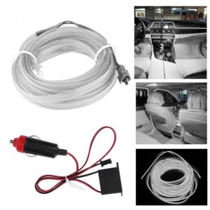 Fir cu neon 2 Metri, 12V culoare alba ATA3125 - Img 3