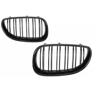 Grile Centrale compatibil cu BMW 5 Series E60 E61 2003-2009 Negru Lucios M Design ATA3420
