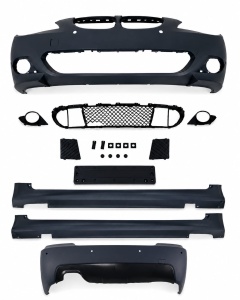 Kit tuning exterior BMW Seria 5 E60 2003-2007 M-Technik Design cu PDC 24 mm,fara proiectoare