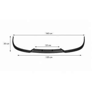 Lip Prelungire bara fata CUPRA Design,negru mat - Img 2