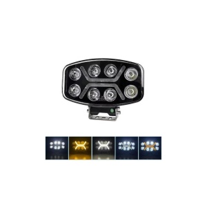 Proiector Led universal 12v-24v 90w lumina Alba galbena camion - Img 2