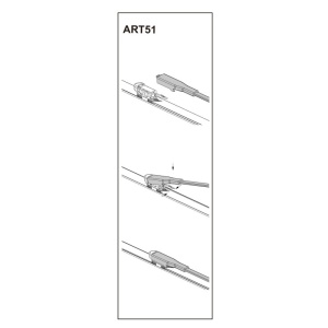 Set 2 Stergatoare R.B.W. PRO ATA3367 Bmw/Mercedes Seria 3/A-Class, Cla Class, Gla Class 2009-2015 - Img 2