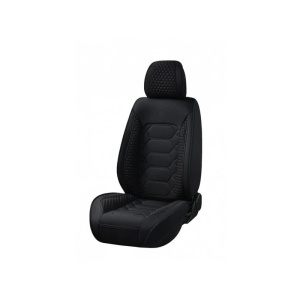 Set huse scaune auto universale, material textil negru, fata-spate
