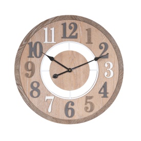 Ceas de perete rustic-modern
