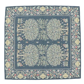 Față de masă elegantă goblen în stil William Morris fond albastru - Img 2