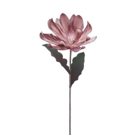 Floare decorativă elegantă de culoare bordo cu roz de 70cm