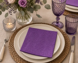 Șervețel decorativ mare de masă Elegance Purple