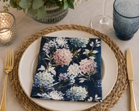 Șervețel decorativ mare de masă Horanaa Dark Blue