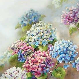 Șervețel decorativ mare de masă Hydrangea Shades - Img 2