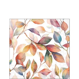 Șervețel decorativ mic Colourful Leaves - Img 2