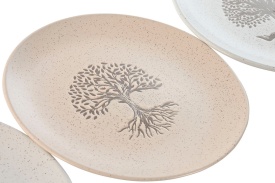 Farfurie ceramică elegantă model cu Copacul Vieții