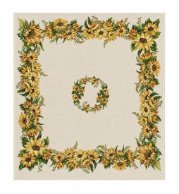Față de masă Goblen cu Floarea-Soarelui 96x100 cm - Img 2