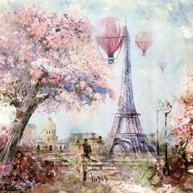 Șervețel decorativ mare de masă Paris Art - Img 2