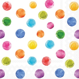 Șervețel decorativ mare de masă Polka dots - Img 2