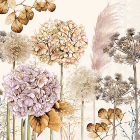 Șervețel decorativ mic de masă Dried Flowers - Img 2