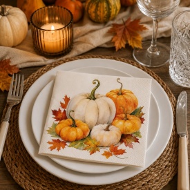 Șervețele decorativ mic Pumpkin Season
