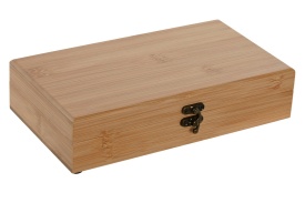 Set elegant cu accesorii pentru vin în cutie bambus - Img 3