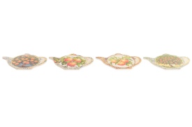Suport cu decor mediteranean pentru oale din ceramică în formă de ceainic - Img 4