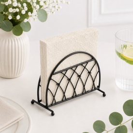 Suport șervețele vertical Standing Lattice Black