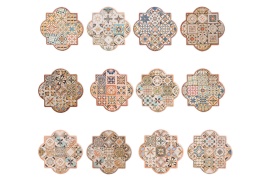 Suporturi elegant pentru pahare din ceramică model mediteranean