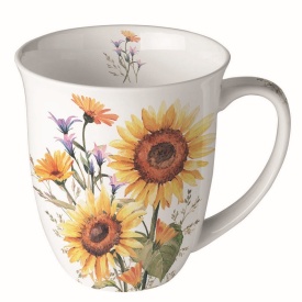 Cană porțelan Sunflowers