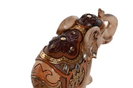 Figurină elegantă decorativă elefant simbol al norocului și prosperității stil oriental - Img 3