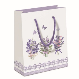 Pungă cadou Lovely Lavender White