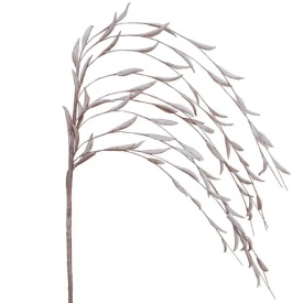 Ramură decorativă de salcie roz pudrat de 120cm