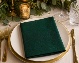 Șervețel decorativ mare de masă Elegance Dark Mint