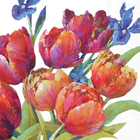 Șervețel decorativ mare de masă Tulips of Joy - Img 2