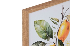 Tablou decorativ natural cu ramură de lămâi - Img 3