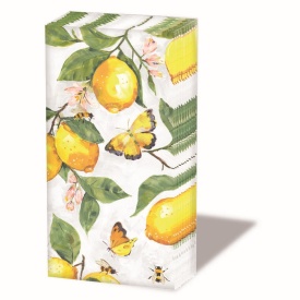 Batistă hârtie elegantă Fresh Lemons White - Img 2