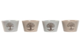 Bol decorativ din ceramică cu Copacul Vieții - Img 2
