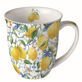 Cană porțelan Mediterranean Lemons