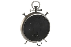 Ceas de masă ELEGANT vintage tip cronometru design industrial cu mecanism vizibil - Img 3
