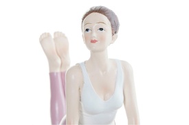 Figurină elegantă decorativă femeie yoga simbol al echilibrului și relaxării - Img 2