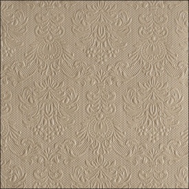 Șervețel decorativ mare de masă Elegance Taupe - Img 2