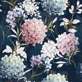 Șervețel decorativ mare de masă Horanaa Dark Blue - Img 2