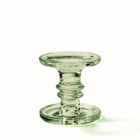 Suport lumânări sticlă verde Standing Candle Holder Big